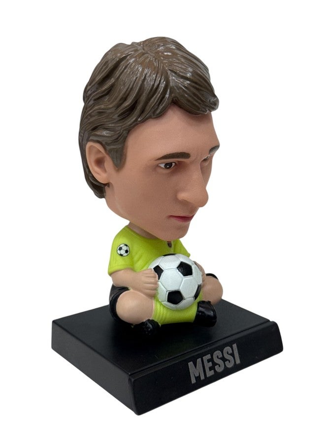 AUGEN Super Hero Messi F Action Figure Limited Edition Bobblehead with Mobile Holder for Car Dashboard, Office Desk & Study Table (Pack of 1) - Image 2